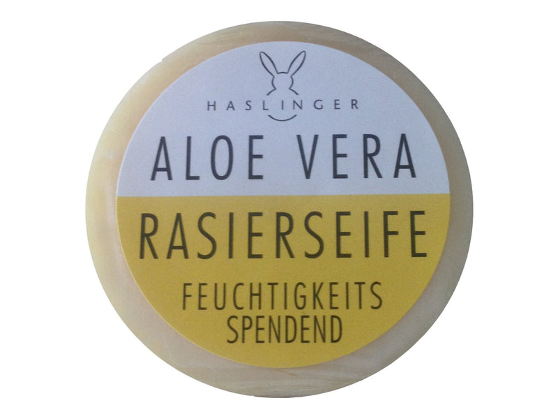Set of 3 Haslinger shaving soap, sandalwood, marigold, aloe vera & razor blades checklist - NewNest Australia