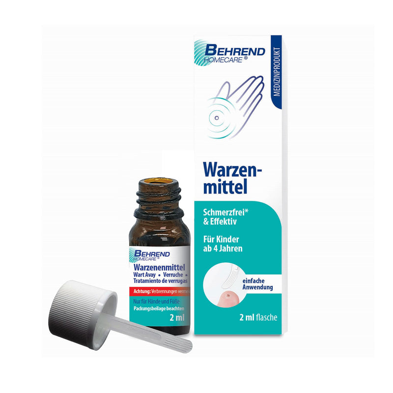 Behrend wart remedy for hand and foot - effective wart burns without pain - suitable for ages 4 and up - hygienic and safe - NewNest Australia