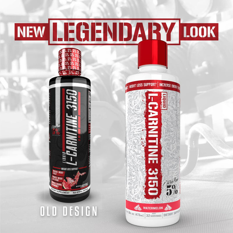 Rich Piana 5% Nutrition Liquid L-Carnitine 3150 | Premium 4 Source Blend + GBB, The "Super Carnitine" (Mandarin Orange) Mandarin Orange - NewNest Australia