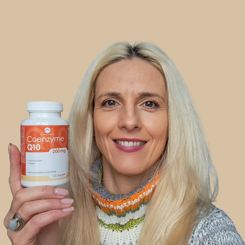 Coenzyme Q10 200 Mg Capsules, 120 Labels Per ‚ High Dose ‚ Made In Germany, Energy, Endurance & Boy, Healthy Skin, Supports Heart Disease, System, Nerves & Immune System - NewNest Australia