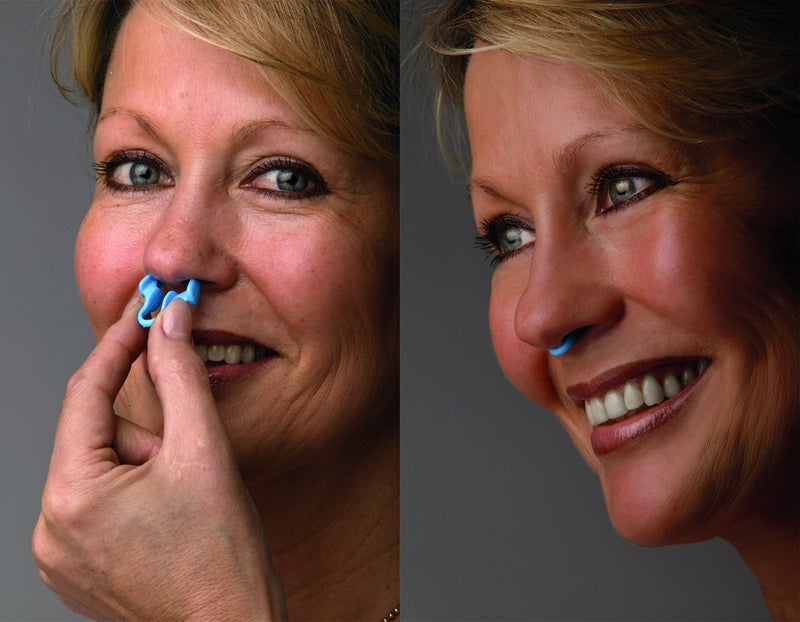 Airmax nasal dilator | Anti snore device | 76% more air | Breathe freely through the nose | More oxygen | 1 Pack classic small blue | Snoring aid for men and women | sleep better and wake up rested | nasal congestion | Free storage case included - NewNest Australia