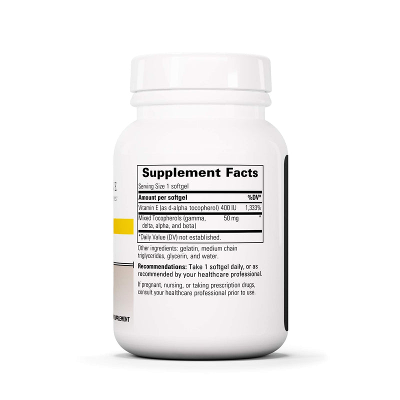 Integrative Therapeutics Vitamin E - 400 IU Full-tocopherol Form of Vitamin E - Supplement to Support Antioxidant Activity* & Heart Health* - For Women and Men - Gluten Free - Dairy Free - 60 Softgels - NewNest Australia
