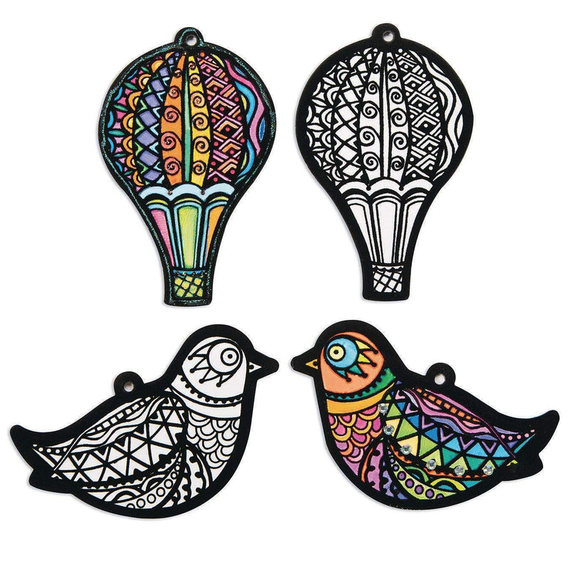 NewNest Australia - Velvet Art Everyday Ornaments (Pack of 24) 