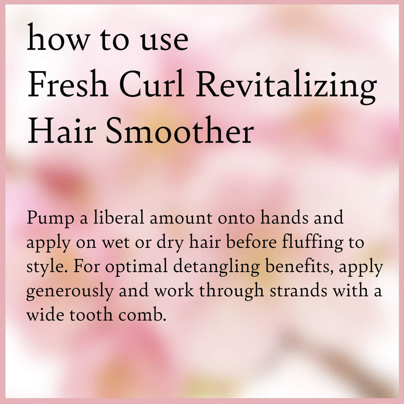 Camille Rose Fresh Curl Revitalizing Hair Smoother, moisturising curl definition, styling lotion and detangler. Natural, clean formula. For coily, curly, wavy hair, 8.0 fl. oz. - NewNest Australia