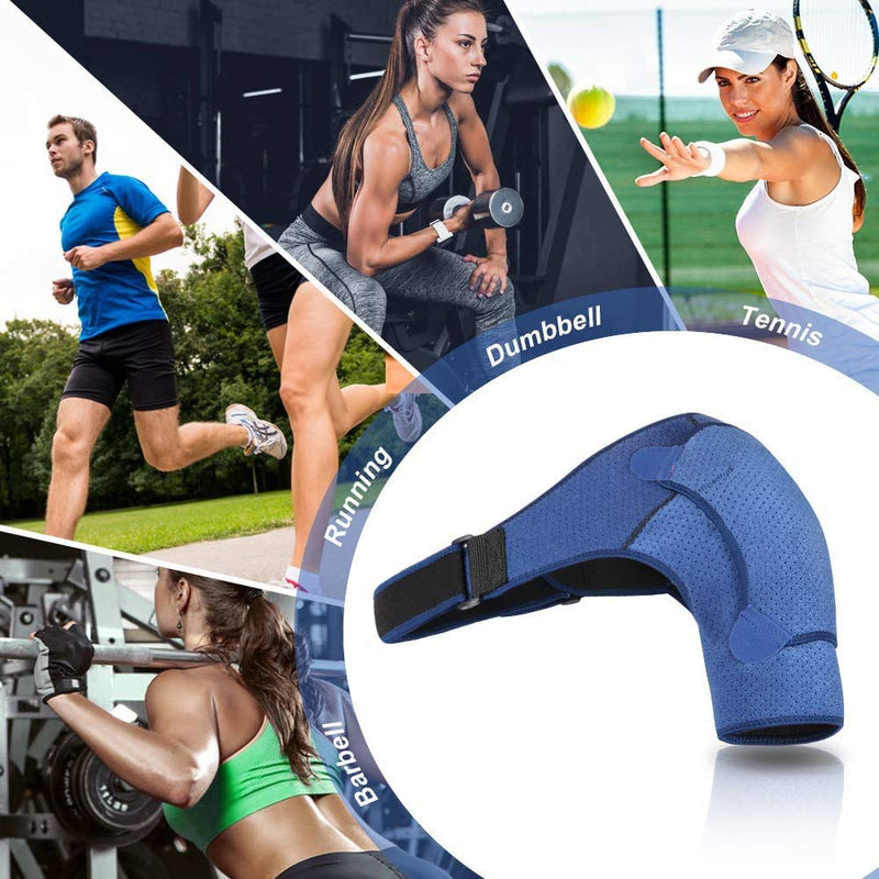 DOACT Shoulder Brace Support for Dislocated Shoulder, Rotator Cuff Brace for Frozen Shoulder, AC Joint Pain, Shoulder Dislocation Sprains, Bursitis Muscles Pain Sling for Women and Men - NewNest Australia