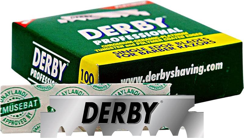 Derby razor blades Professional 300 / pack of three - 3 x 100 pieces, rustproof, individually packed - NewNest Australia