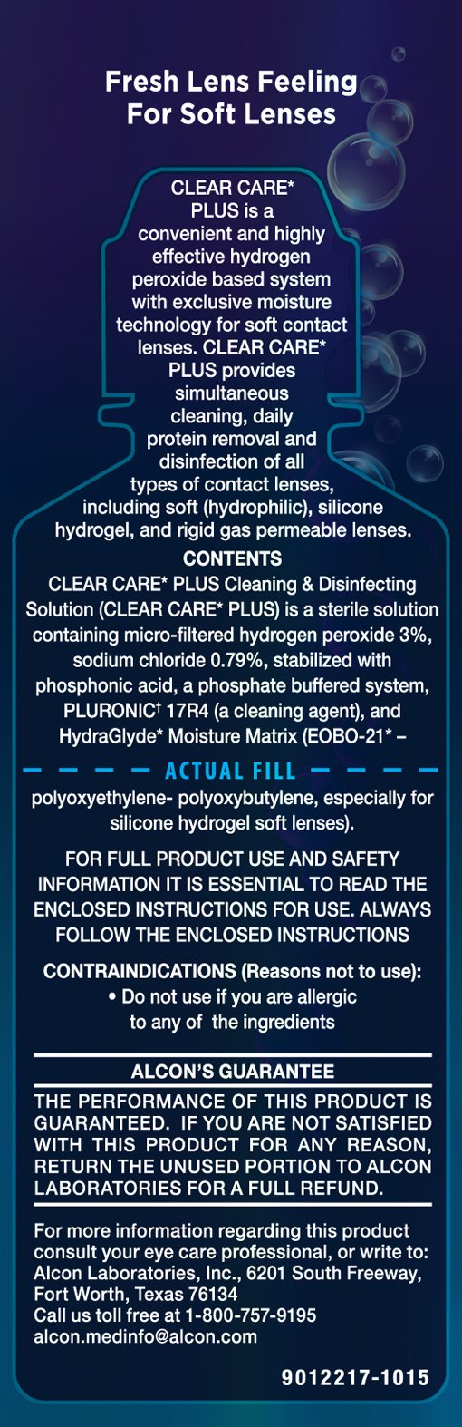 Clear Care Plus Cleaning Solution Travel Pack, No Flavor, 3 Fl Oz 3 Fl Oz (Pack of 1) - NewNest Australia