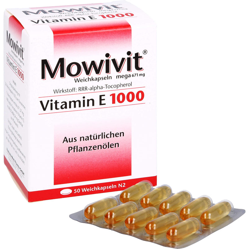 MOWIVIT Vitamin E 1000 capsule 50 pcs - NewNest Australia