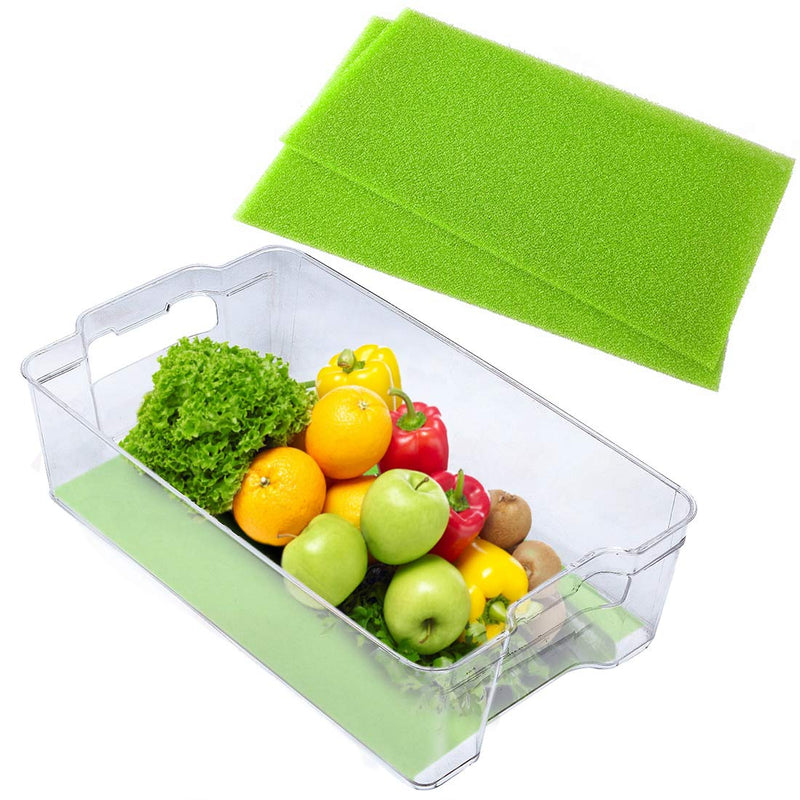 NewNest Australia - Dualplex Fruit & Veggie Life Extender Liner for Fridge Refrigerator Shelves, 15 x 24 Inches (2 Pack) – Extends The Life of Your Produce & Prevents Spoilage 