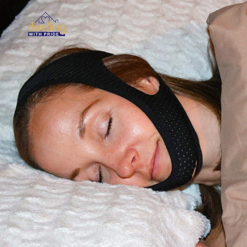 Chin Strap Snore Silencer | Anti-Dry Mouth Straps | Stop Noise | Snoreless Sleeping Solution for Men and Women | Breathing Aid for Snoring - NewNest Australia