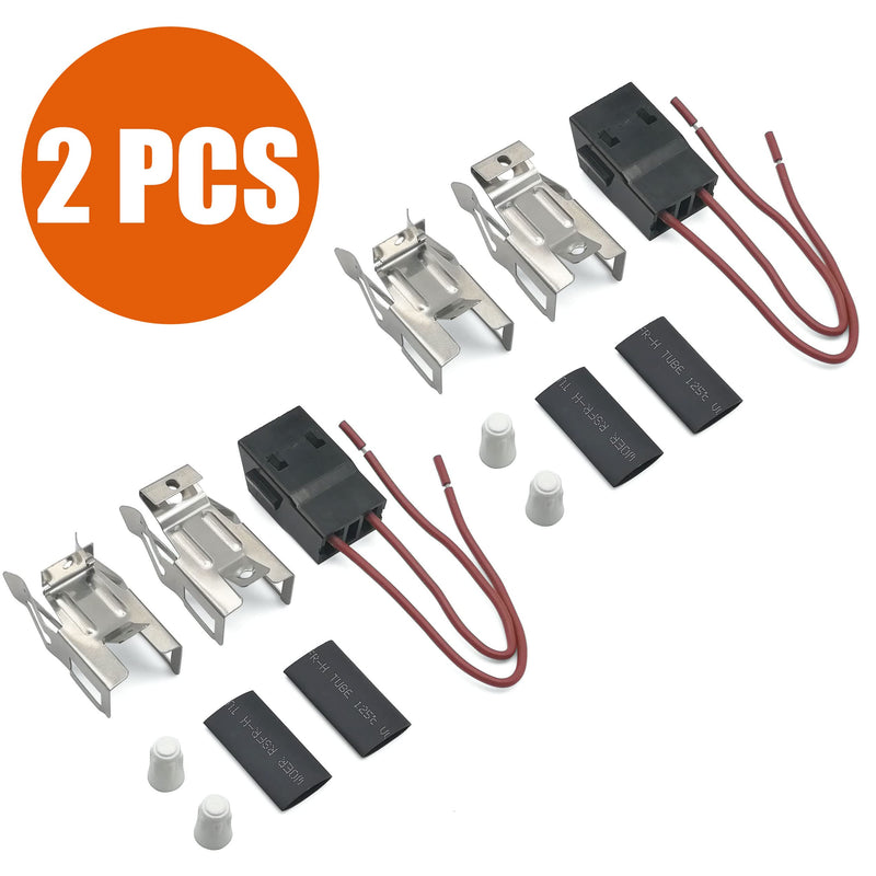 Pack of 2 Range Stove Element Plug Receptacle Block Terminal Block Range For Receptacle Whirlpool Kenmore Electric Stove Range Burner Receptacle Kit ERR117 550226, 71930, 74-06-132, 74-06-190, 766339 - NewNest Australia