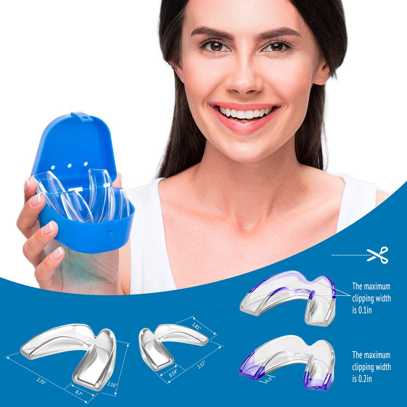 Mouth Guard for Grinding Teeth and Clenching Anti Grinding Teeth Custom Moldable Dental Night Guard Dental Night Guards to Prevent Bruxism - 8 Pack - NewNest Australia