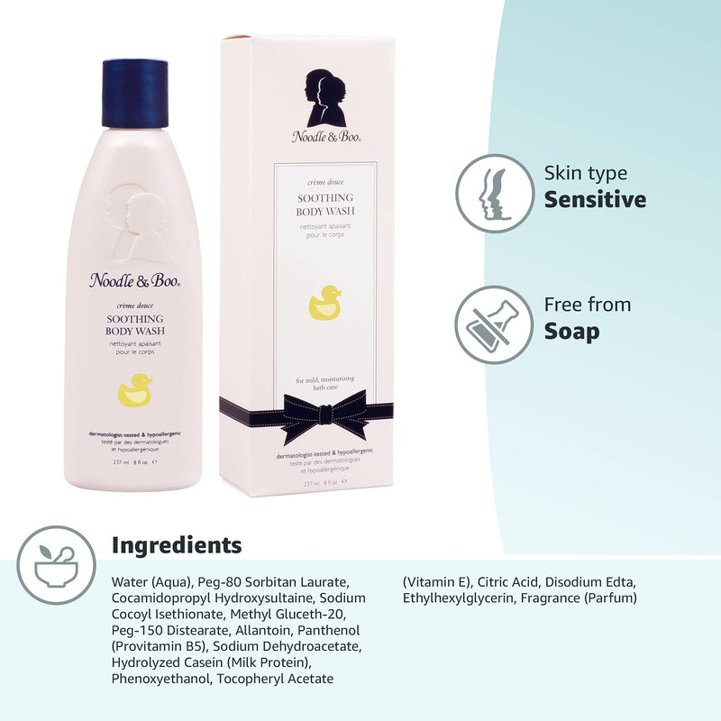 Noodle & Boo Soothing Baby Body Wash for Gentle Baby Care 8 Fl Oz. - NewNest Australia
