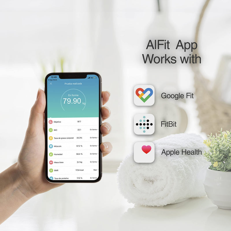 Wottocare Digital Scales Imc Analisie 18 Measurements Weight Body Fat Muscles Intelligent Bluetooth Scales App Ai Fit Bathroom Scales Pro Display Memory 9 Users - NewNest Australia