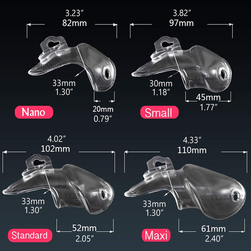 FYJENNICC HT-V3 Chastity Device Cage Male Briefs Resin Breathable Men's Underwear Nano Black - NewNest Australia