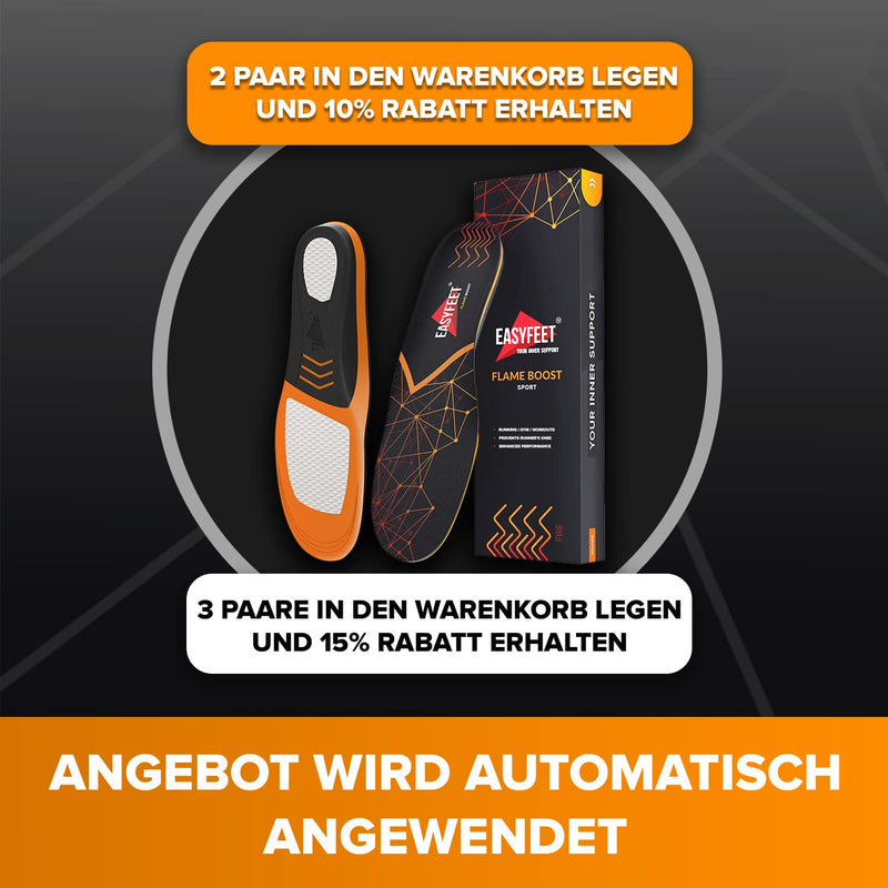 (New 2024) Sports Shoe Insoles Men Women - Ideal for Active Sports Walking Running Training Hiking Hockey - Shock Absorption Inserts - Orthopedic Comfort Insoles Black M (Men 9-10.5/Women 10-11.5) - NewNest Australia