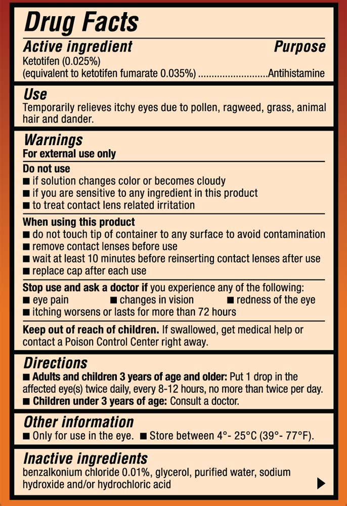 Zaditor Antihistamine Eye Drops, Twin Pack, 5-mL Each - NewNest Australia