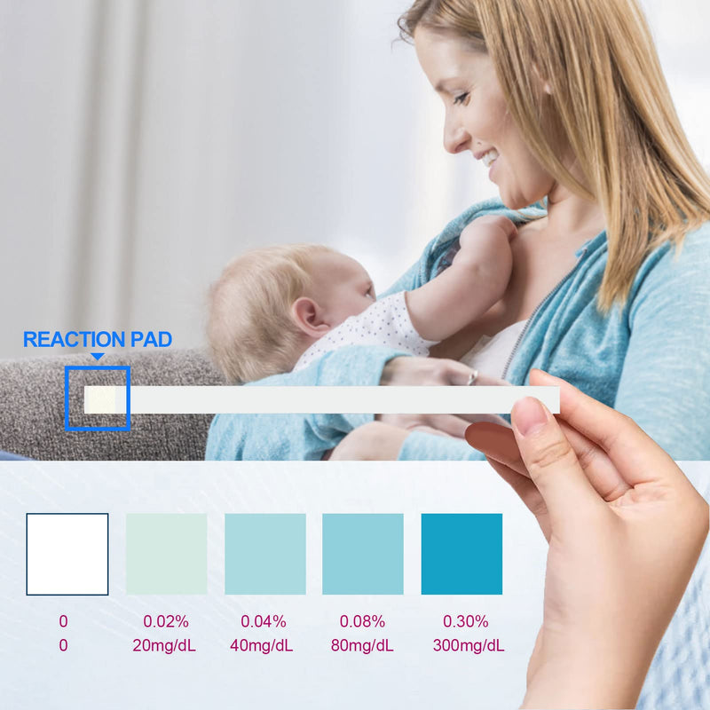 Milkscreen Test Strips, 25 Piece Breast Milk Test Strips, Accurate Quick Results in 2 Minutes, Breast Milk Detection Strips with Bottle for Testing Breastfeeding Mothers - NewNest Australia