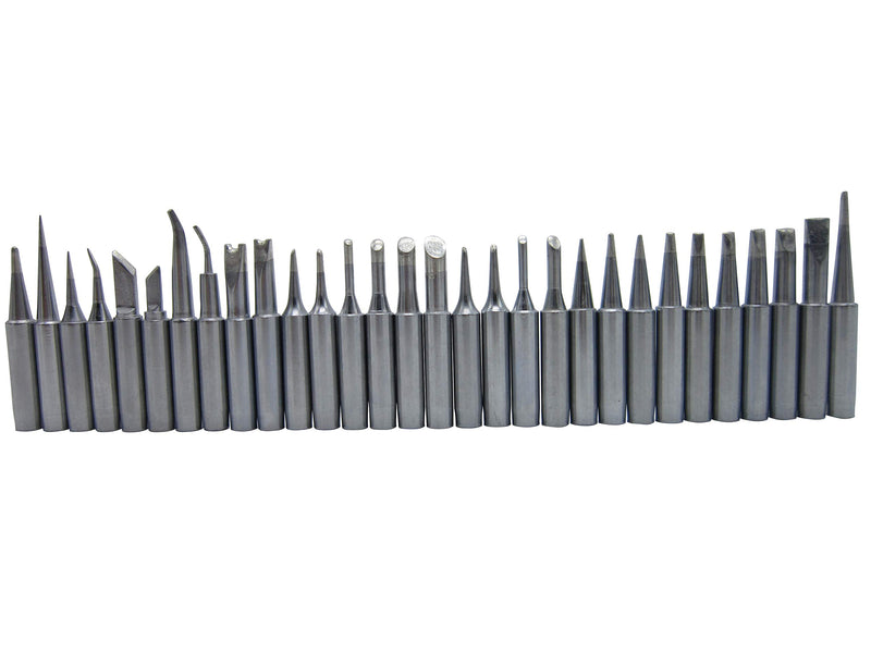 30 PCS Soldering Tips 900M for Hakko 936 937 888D 907 FX-600 Milwaukee M12SI-D Radio Shack 64-053 Yihua 936/936B x-tronics 3020/3020-XTS Baku 909 878AD zany 853d Atten Quick Aoyue Solder Iron Tip - NewNest Australia