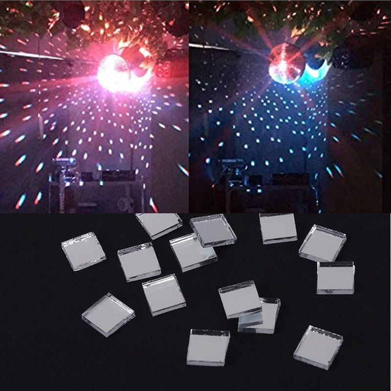 REDODEDO 3600pcs Real Glass Silver Mirrors Mosaic Tiles Sticker for Craft Square Glass Tiles Self Adhesive,5mm by 5mm - NewNest Australia