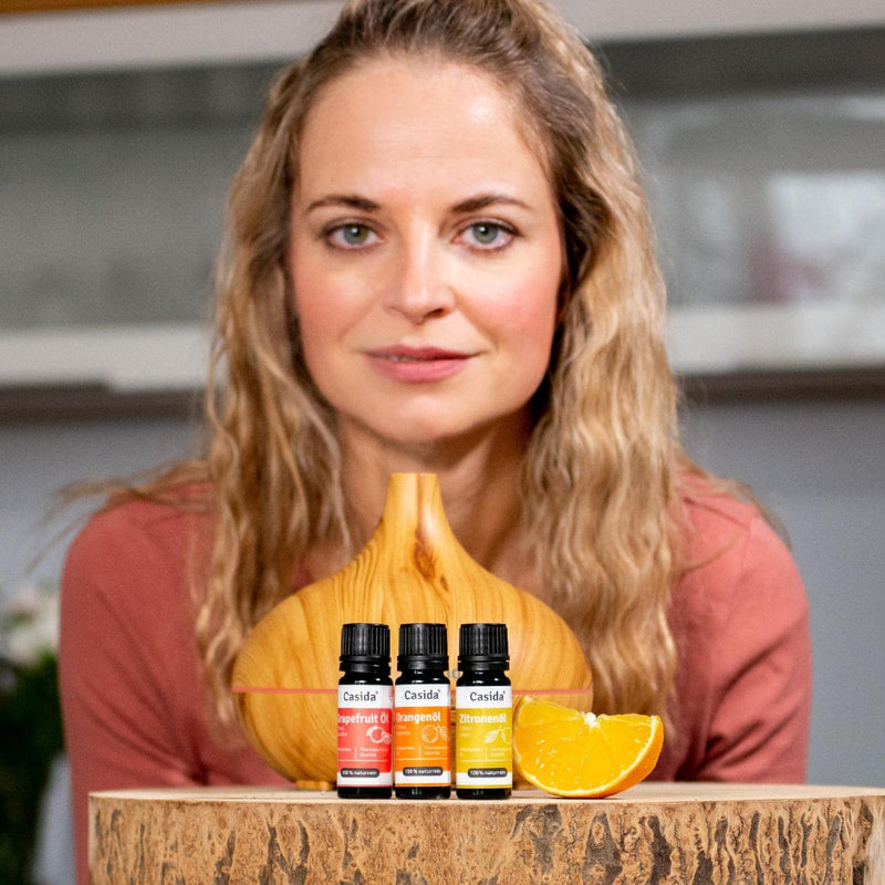 Casida Citrus Oils Set With Orange Oil, Grapefruit Oil And Lemon Oil - Essential Oils Set, Natural - Therapeutic Quality - For Aromatherapy, Aroma Diffusers - From The Pharmacy - 30 Ml - NewNest Australia
