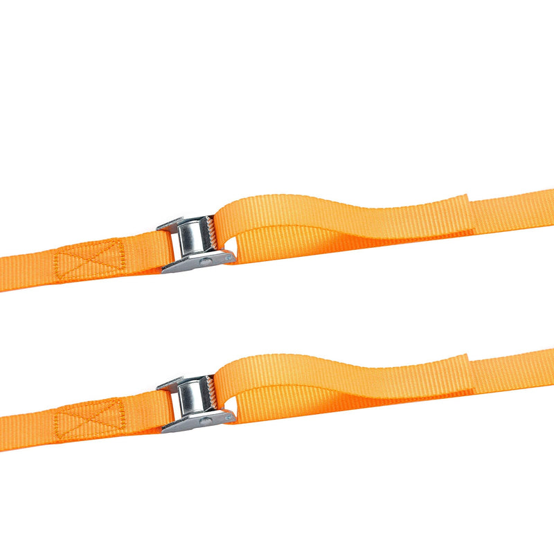 Cartman 1" x 12' Lashing Straps up to 600lbs, 2pk Orange - NewNest Australia