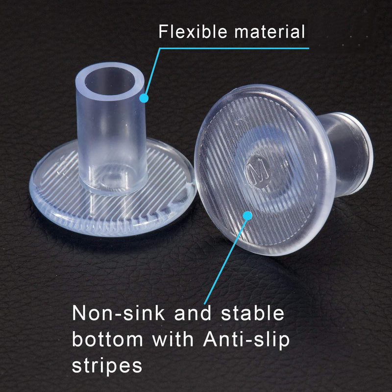 Amison Heel Protectors Transparent High Heels Protection For Women Stiletto, Stiletto Protection Grass, High Heel Stopper, Perfect For Weddings, 30 Pairs S/M/L, Transparent - NewNest Australia