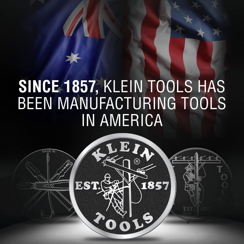 Klein Tools NCVT3P Dual Range Non Contact Voltage Tester, 12 - 1000V AC Pen, Flashlight, Audible and Flashing LED Alarms, Pocket Clip NCVT - NewNest Australia