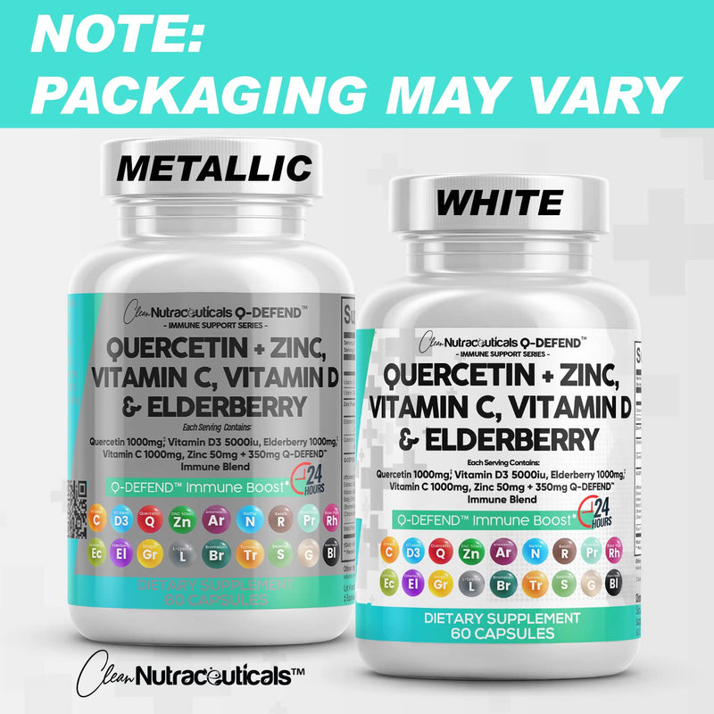 Quercetin 1000mg Zinc 50mg Vitamin C 1000mg Vitamin D 5000 IU Bromelain Elderberry - Lung Immune Defense Support Supplement Adults with Artemisinin, Sea Moss, Echinacea, Garlic Immunity Allergy Relief 1 - NewNest Australia