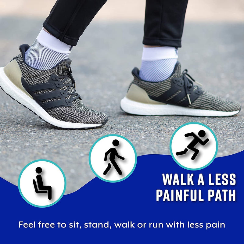 Bitly-Plantar Fasciitis Socks (1-Pair), Premium Ankle Support Unisex Pink Compression Sleeves. Fast Relief from Swelling & Foot Pain. Promote Blood Circulation & Speedy Recovery (Medium) Medium - NewNest Australia