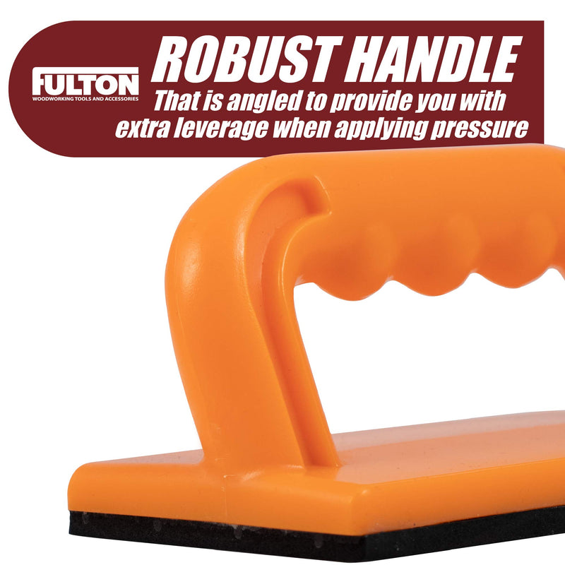Safety Push Block 2 Pack, Safety Orange Color for High Visibility Ideal for Use On Router Tables, Jointers, Shapers and Band Saws - NewNest Australia