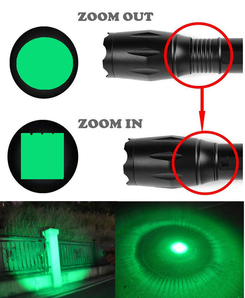WAYLLSHINE 4 in 1 Multicolor Red Green Blue White Flashlight, Single Mode White Red Green Blue Light Flashlight, White Red Green Blue LED Red Green Blue White Red Light for Outdoor Activities - NewNest Australia