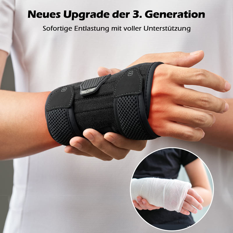 Freetoo Wrist Support With 3 Metal Splints For Carpal Tunnel Syndrome, Comfort Wrist Bandages With Soft Padding For Women Men, Wrist Splint For Tendinitis, Arthritis, Sprain Recovery - NewNest Australia