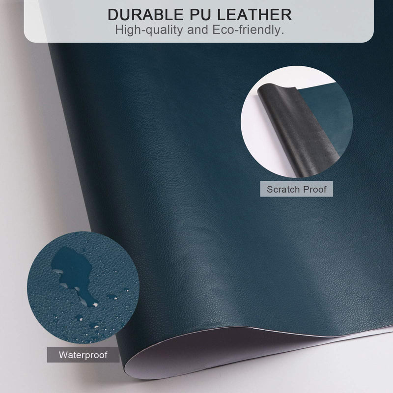 Leather Repair Tape, Self-Adhesive Leather Repair Patch for Couch Furniture Sofas Car Seats, Advanced PU Vinyl Leather Repair Kit (Blue, 3.9X79 inch) 3.9X79IN Blue - NewNest Australia
