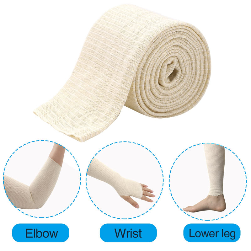 TSLBW Elastic Tubular Compression Bandage, Stretchy Tube Fixing Bandage for Large Knees, Support Bandage - Medium to Large Calves, Cotton & Elastane 10cm*5m - NewNest Australia
