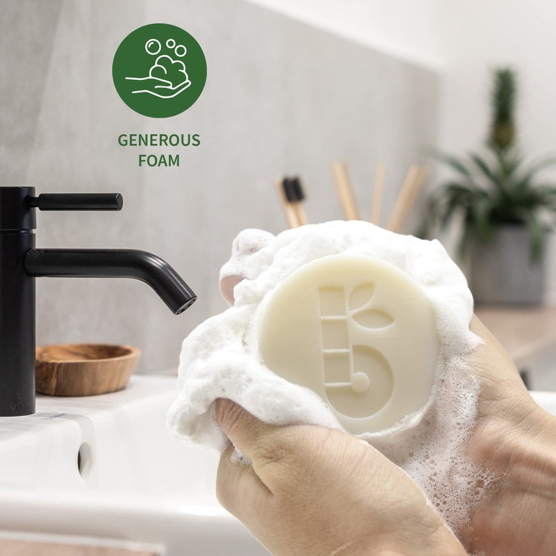 Bambaw | shaving soap | 80g | Shaving soap with white clay & aloe vera | Shaving soap for dry skin | Vegan soap | Shaving soap without perfume. Perfume-free - NewNest Australia