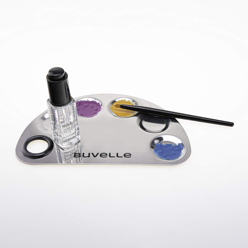 BUVELLE Makeup Mixing Palette Stainless Steel Makeup Spatula and Inglot Duraline Mixing Foundation Bundle, Primer, Gel Eyeliner, Concealer - NewNest Australia