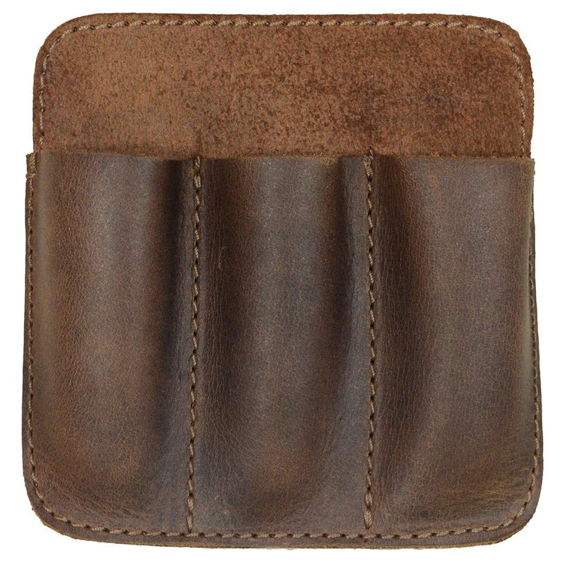 Hide & Drink, Rustic Durable Leather Minimalist Tool Pocket Pouch, Everyday Carry, Compact Organizer, Handmade Includes 101 Year Warranty :: Bourbon Brown - NewNest Australia