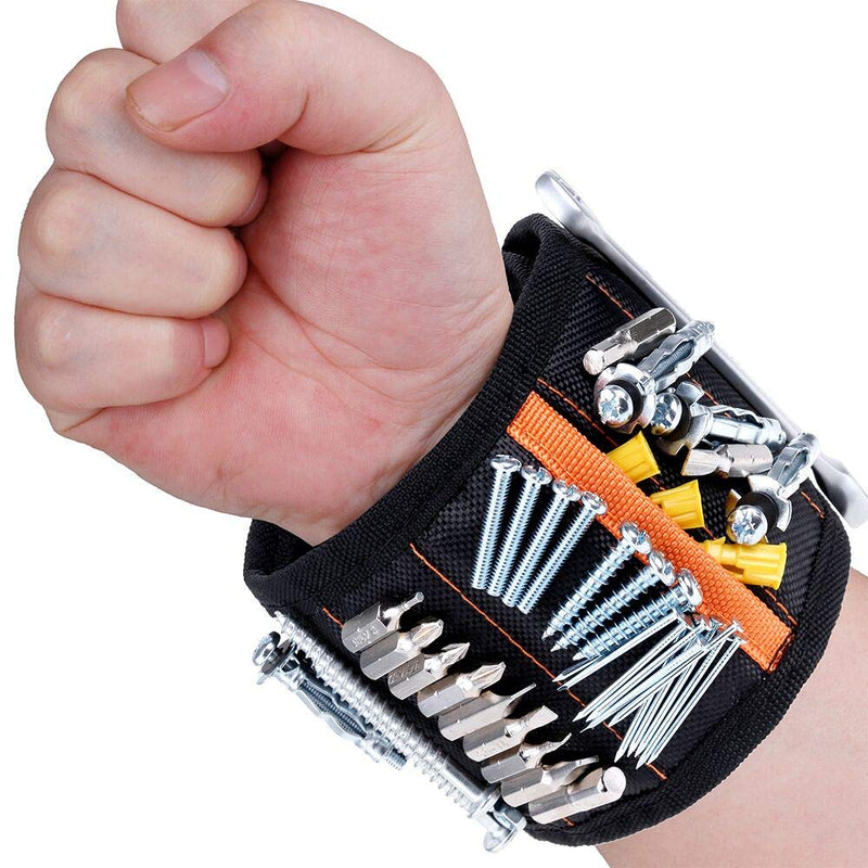 Vastar Magnetic Wristband - 15 Powerful Magnets for Holding Tools Screws, Nails, Bolts, Scissors, Drilling Bits and More, Unique Gifts for DIY Yellow - NewNest Australia