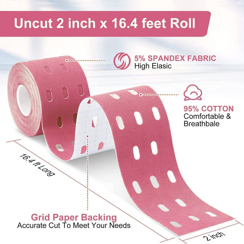 Kreezy Waterproof Athletic Tapes 3 Rolls With 3 Types, Breathable Kinesilogy Tape To Relieve Muscle Pain And Joint Support, Designed With Hypoallergenic Materials - NewNest Australia
