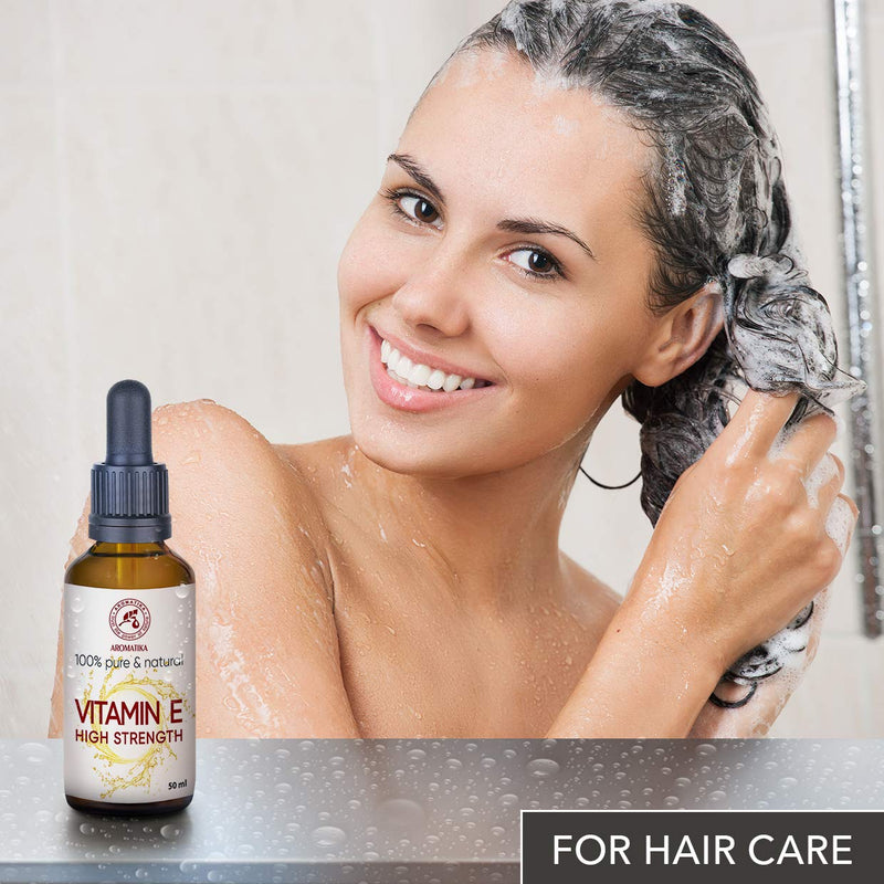 Vitamin E oil highly concentrated 50 ml - Vitamin E strong for face and body care - Tocopherol - Highly concentrated Vitamin E drops for Vitamin E oil - Natural antiaging Vitamin E - hair care - NewNest Australia