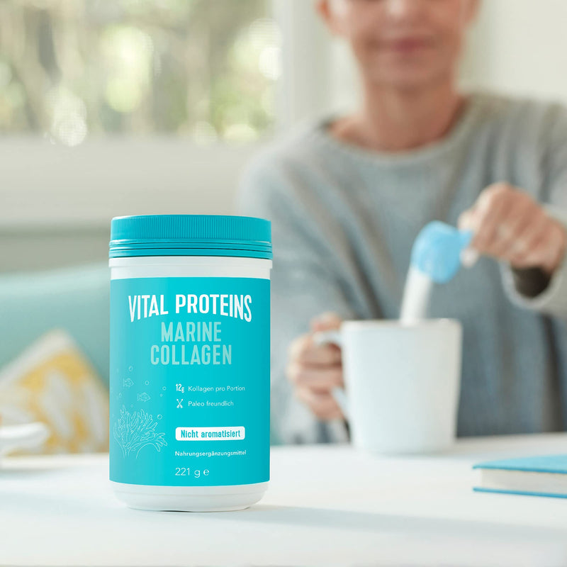 Vital Proteins Marine Collagen Powder, Collagen Hydrolysate From Fish Collagen, Pescetari-Friendly Collagen Preparation, Easy Preparation, Soluble In Hot Or Cold Foods, 221 G - NewNest Australia