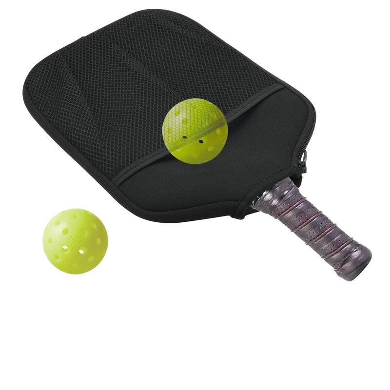Cosmos Pack of 2 Neoprene Pickleball Paddle Cover Pickleball Racket Sleeve Black Color - NewNest Australia