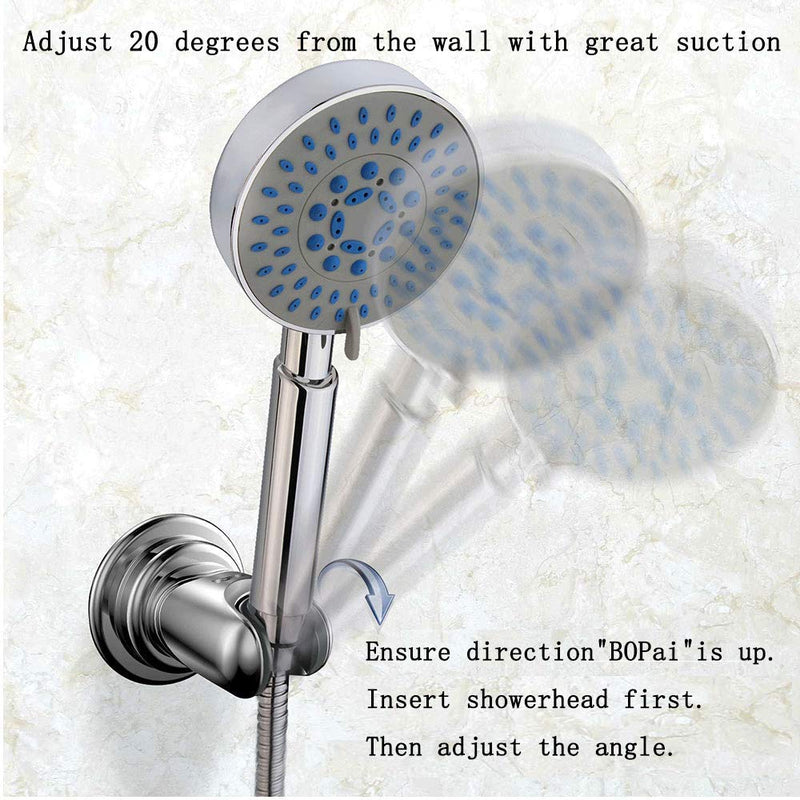 BOPai Vacuum Suction Cup Shower Head Holder,Adjustable 20 Degrees From the Wall Adjustable Holder 20° - NewNest Australia