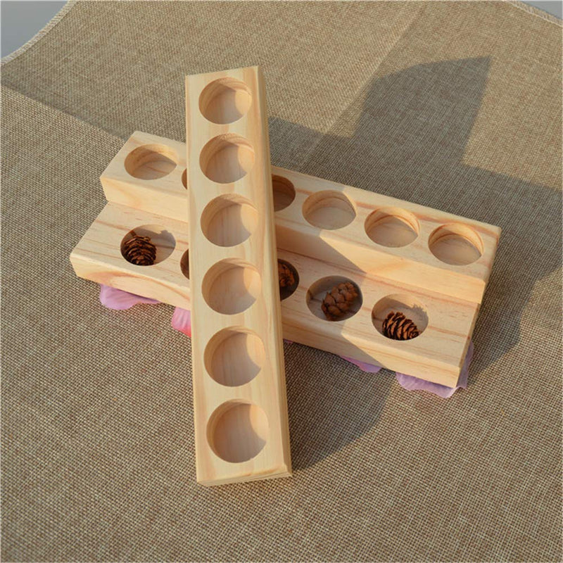 Songlela Essential Oil Display Stand, 11 Holes Aromatherapy Oils Wooden Carry Rack Holder Organizer Multifunctional Gift For Nail Polish, Fragrance Oils, Essential Oils, Stain And Lipstick #2 - NewNest Australia