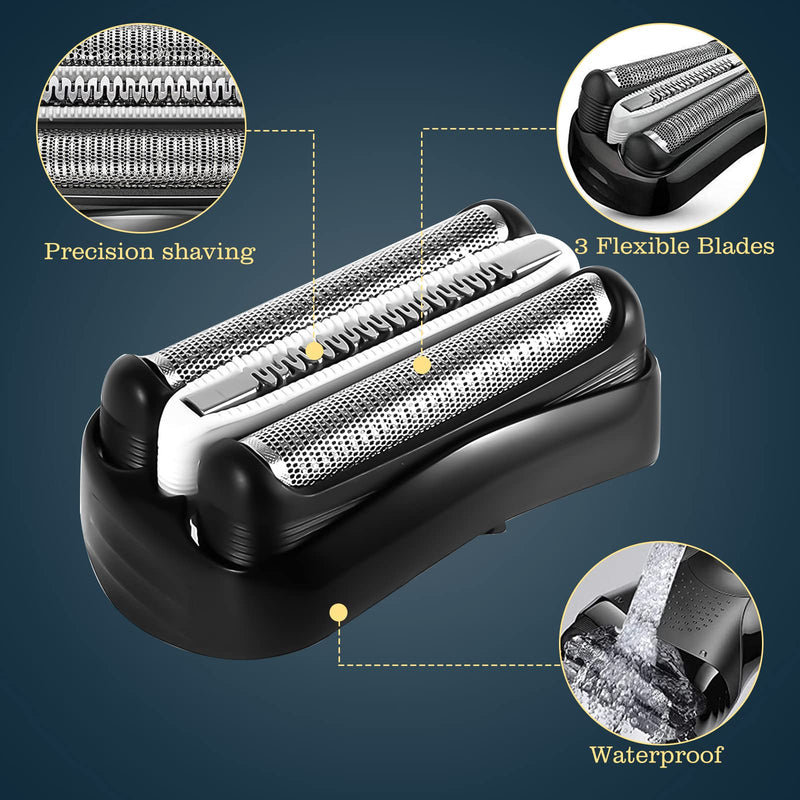 Series 3 shaving head, shaving head series 3 razor men's electric shaver replacement shaving part shaving head replacement part 32B suitable for 3 Series 300S/301S/310S/3020S/3030S - NewNest Australia