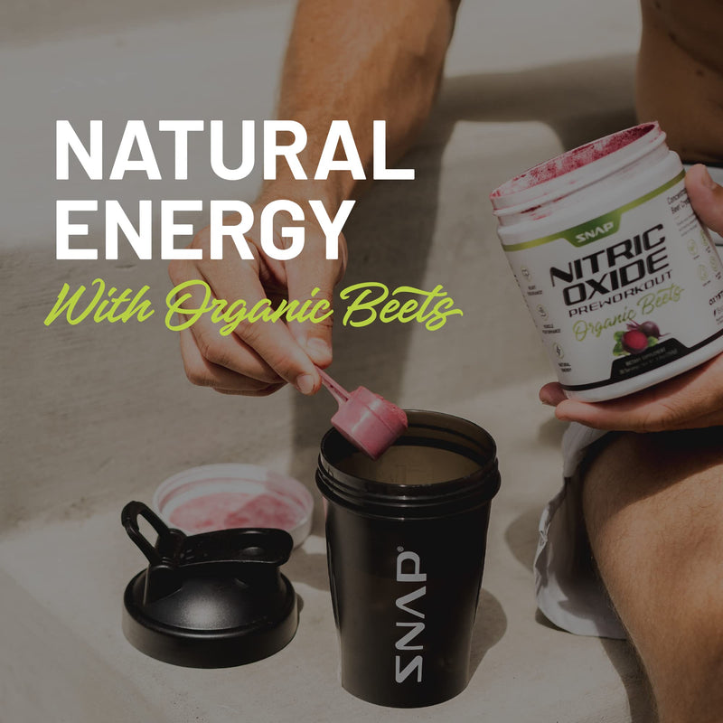 Pre Workout Beet Root Powder - Organic Nitric Oxide Pre Workout Booster, Natural Energy & Blood Flow - Beets Superfood Support Muscle Performance, Heart Health & Endurance, 250g (30 Servings) - NewNest Australia
