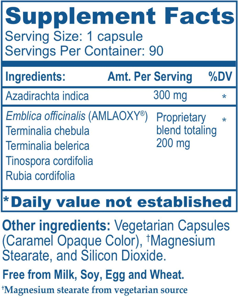 Ayush Herbs Neem Plus Herbal Supplement, 90 Capsules 1 - NewNest Australia