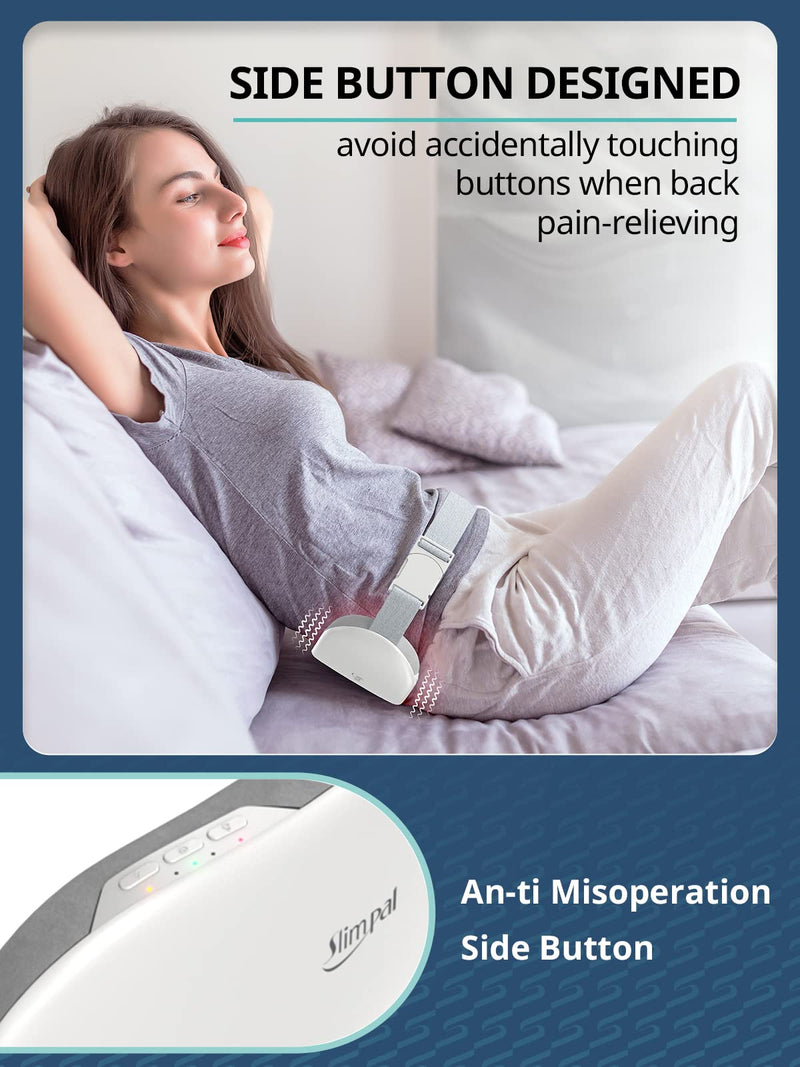 Slimpal Heating Pad for Period Cramps&Back Pain, Plus-Sized Electric Heating Pad, Menstrual Period Cramps Heat Belt Pain Relief, 3 Timer Auto Off Setting, Girls Women Wife Beige - NewNest Australia
