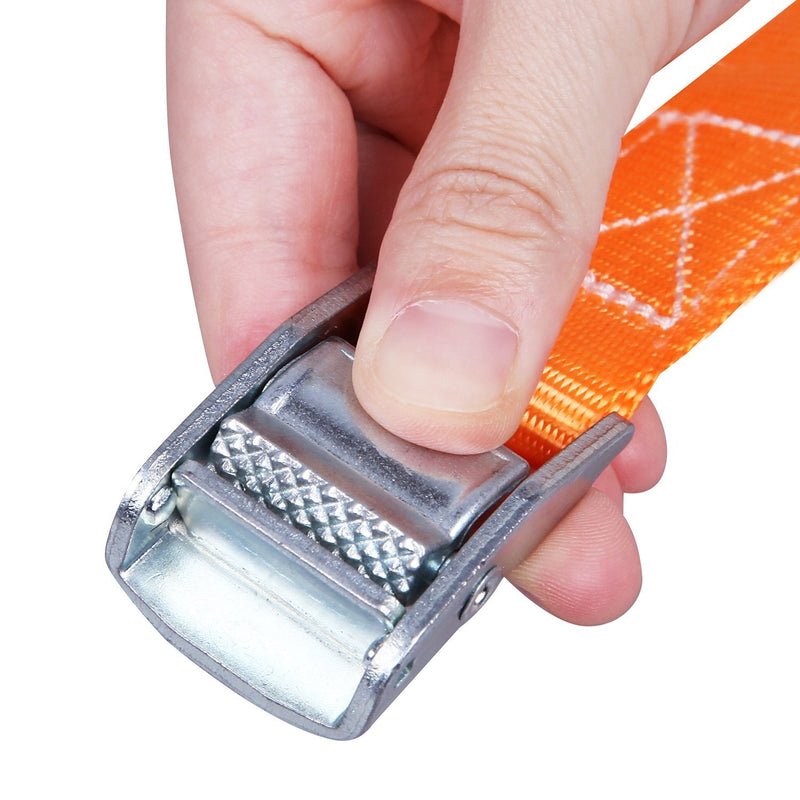 Cartman 1" x 12' Lashing Straps up to 600lbs, 2pk Orange - NewNest Australia